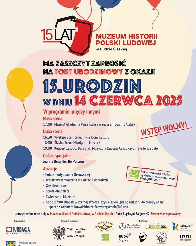 Przyjdź na wspólne świętowanie 15-lecia Muzeum PRL-u!