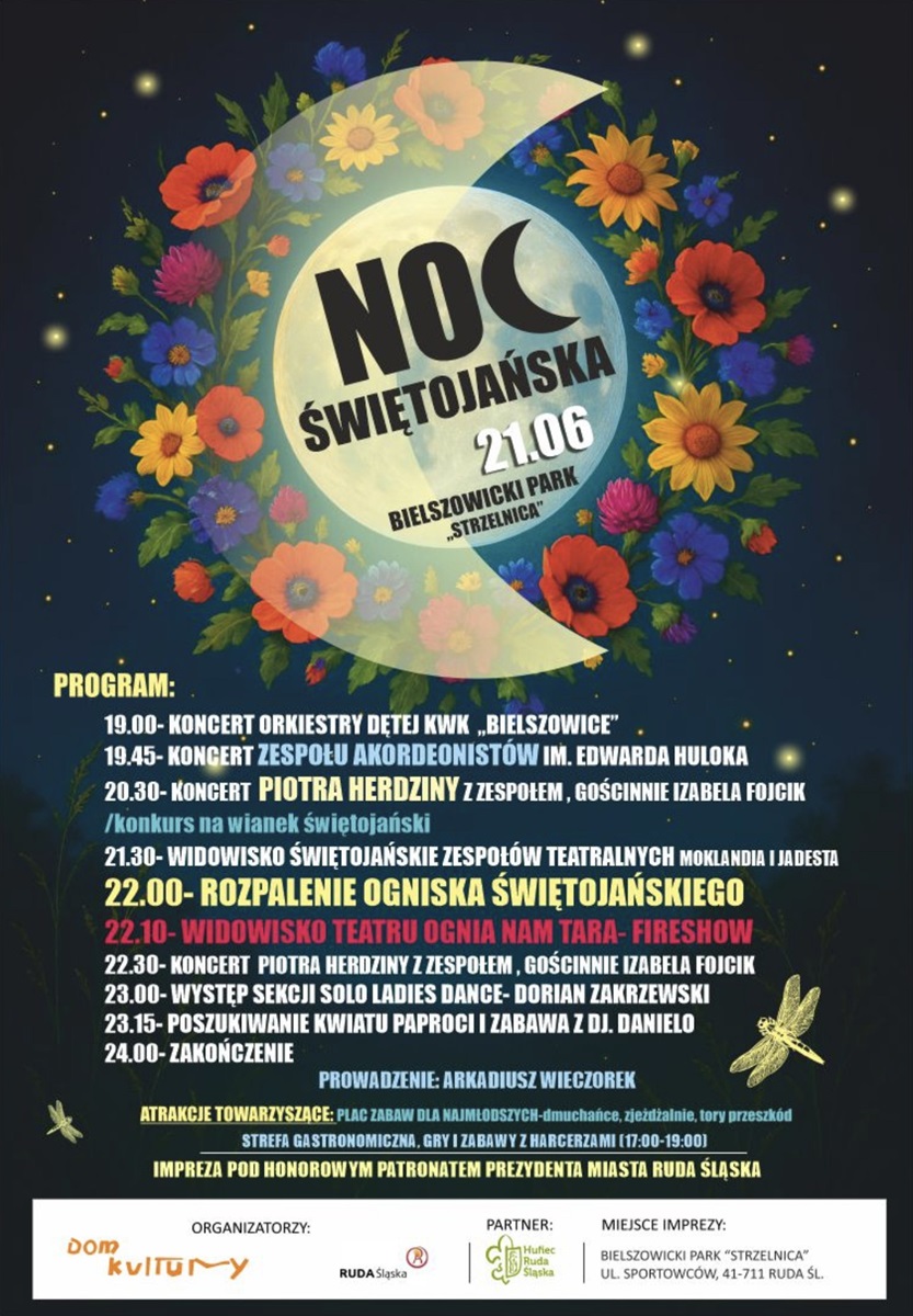 Noc Świętojańska w Bielszowicach pełna atrakcji