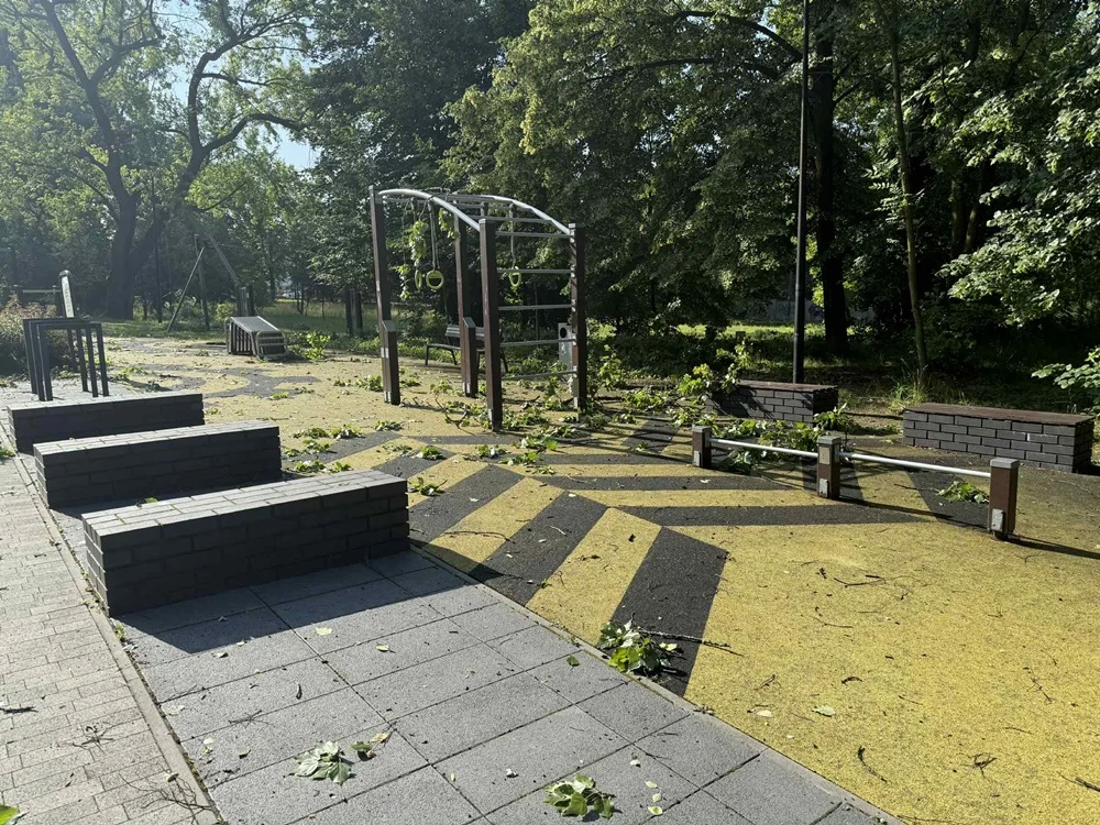 Skutki burzy w Rudzie Śląskiej 1