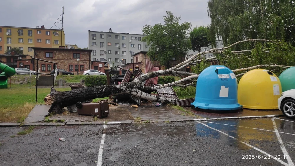 Skutki burzy w Rudzie Śląskiej 15