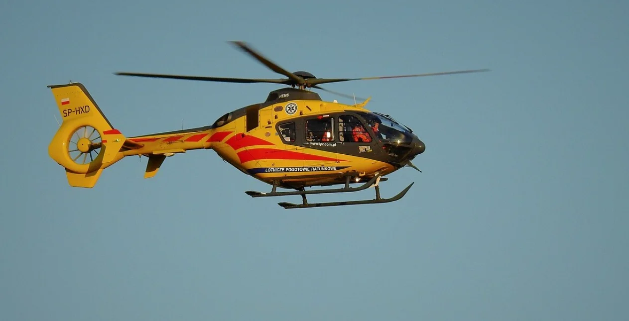 Wypadek na kopalni KWK Ruda Ruch Halemba. Lądował śmigłowiec LPR