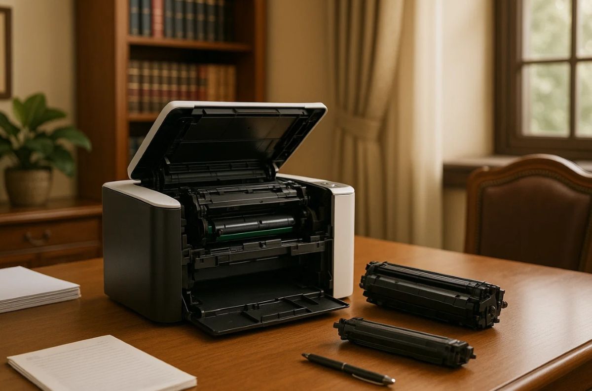 Toner i bęben w drukarce laserowej – czym się różnią i kiedy wymieniać?