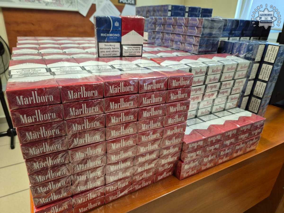 Policja zabezpieczyła ponad 17 tysięcy nielegalnych papierosów