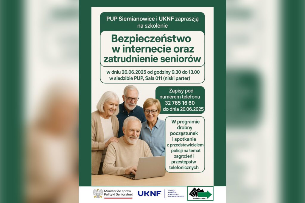 Nowe przepisy o zatrudnieniu seniorów i cyberbezpieczeństwo – szkolenie