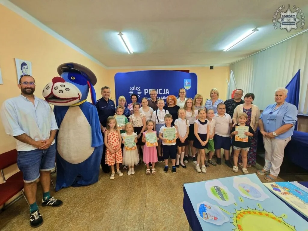 Konkurs "Bezpieczne Wakacje" – zwycięzcy i nagrody dla dzieci z Siemianowic Śląskich