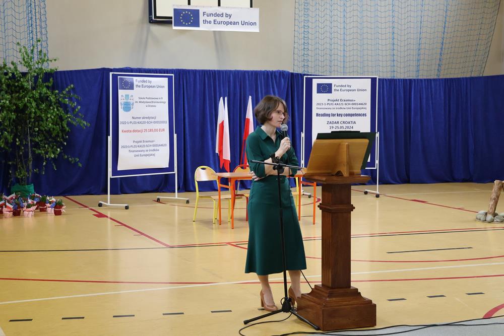 Podsumowanie programu Erasmus+ / fot. UM Orzesze