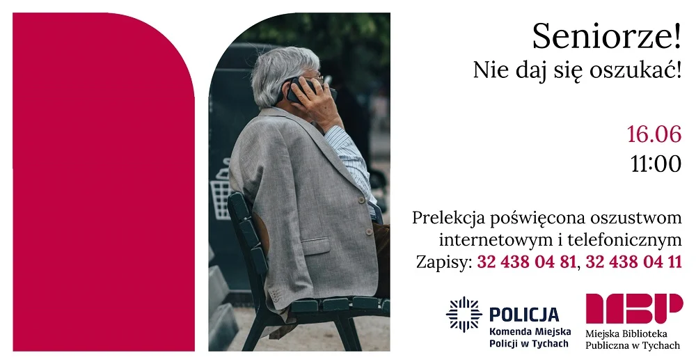 Oszustwa internetowe i telefoniczne – prelekcja dla seniorów w Tychach