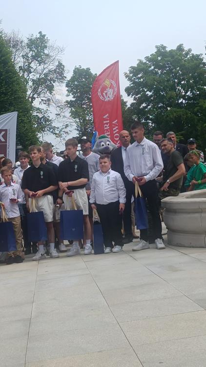 Piotr Radoń z Orzesza odznaczony medalem / fot. UM Orzesze