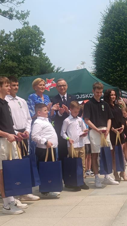 Piotr Radoń z Orzesza odznaczony medalem / fot. UM Orzesze