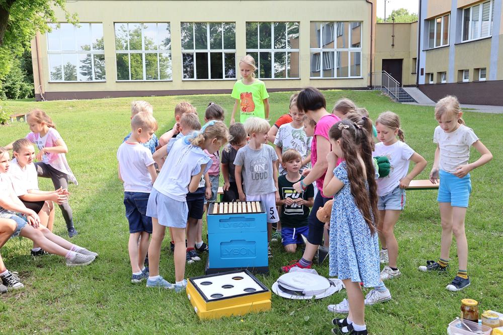 Warsztaty pszczelarskie w Szkole Podstawowej nr 2 im. Stanisława Moniuszki / fot. UM Orzesze