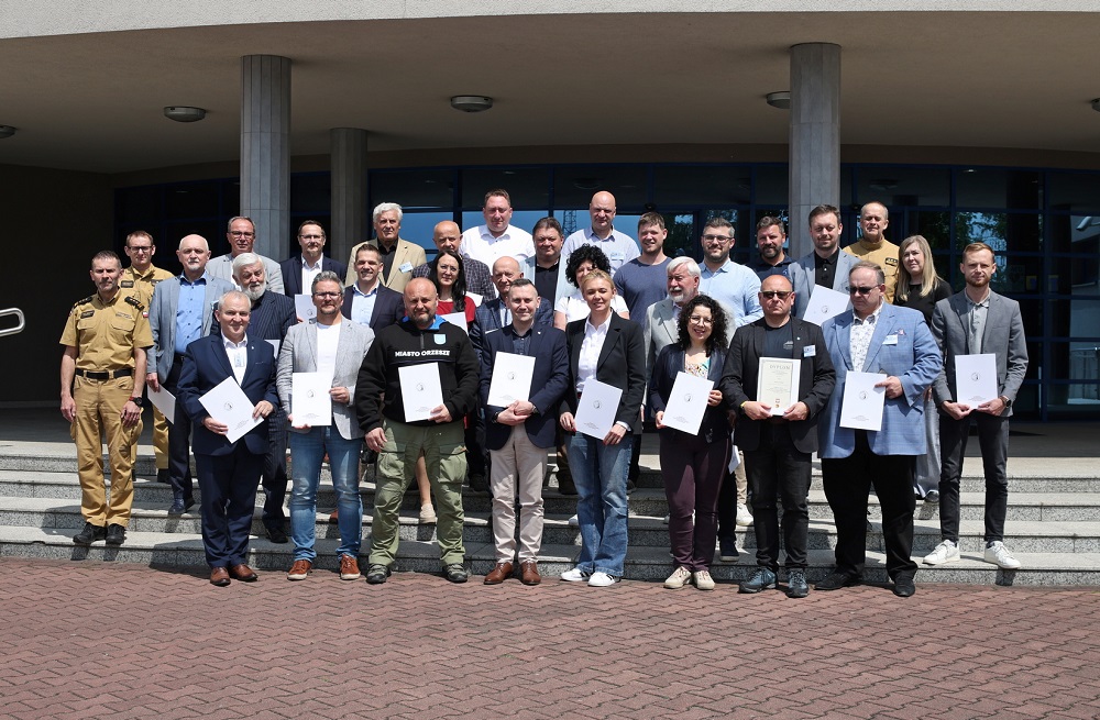 Burmistrz Orzesza na szkoleniu z zakresu ochrony ludności i obrony cywilnej