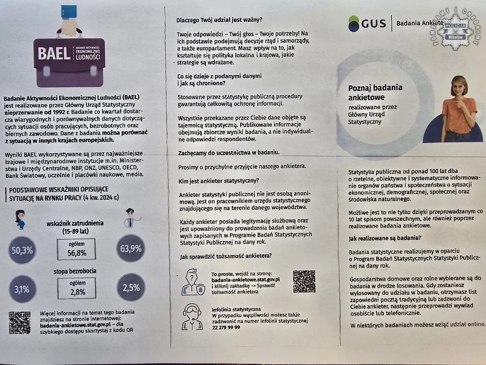 Uwaga na oszustów podszywających się pod ankieterów GUS! Sprawdź, jak ich rozpoznać