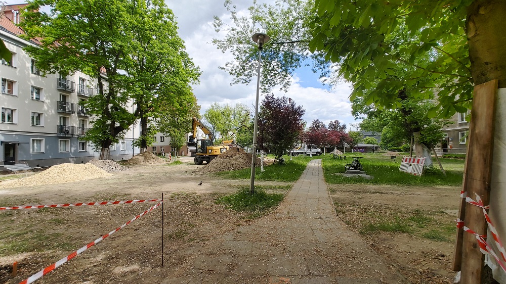 Nowe życie podwórka między Budowlanych, Bałuckiego i Bema