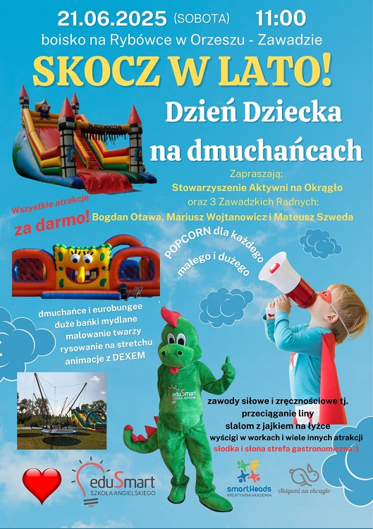 Skocz w lato! Dzień Dziecka w Orzeszu-Zawadzie