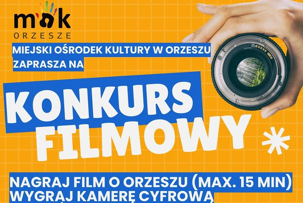 Nagraj film o Orzeszu i wygraj kamerę! Konkurs MOK dla młodych twórców