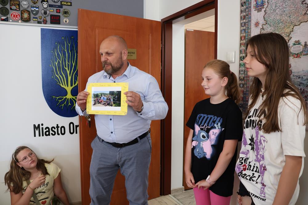 Wizyta uczniów SP nr 2 w Urzędzie Miasta / fot. UM Orzesze