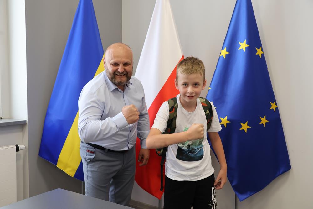 Wizyta uczniów SP nr 2 w Urzędzie Miasta / fot. UM Orzesze