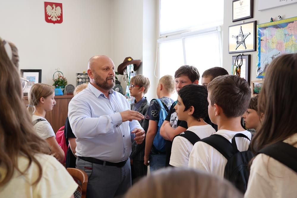 Wizyta uczniów SP nr 2 w Urzędzie Miasta / fot. UM Orzesze