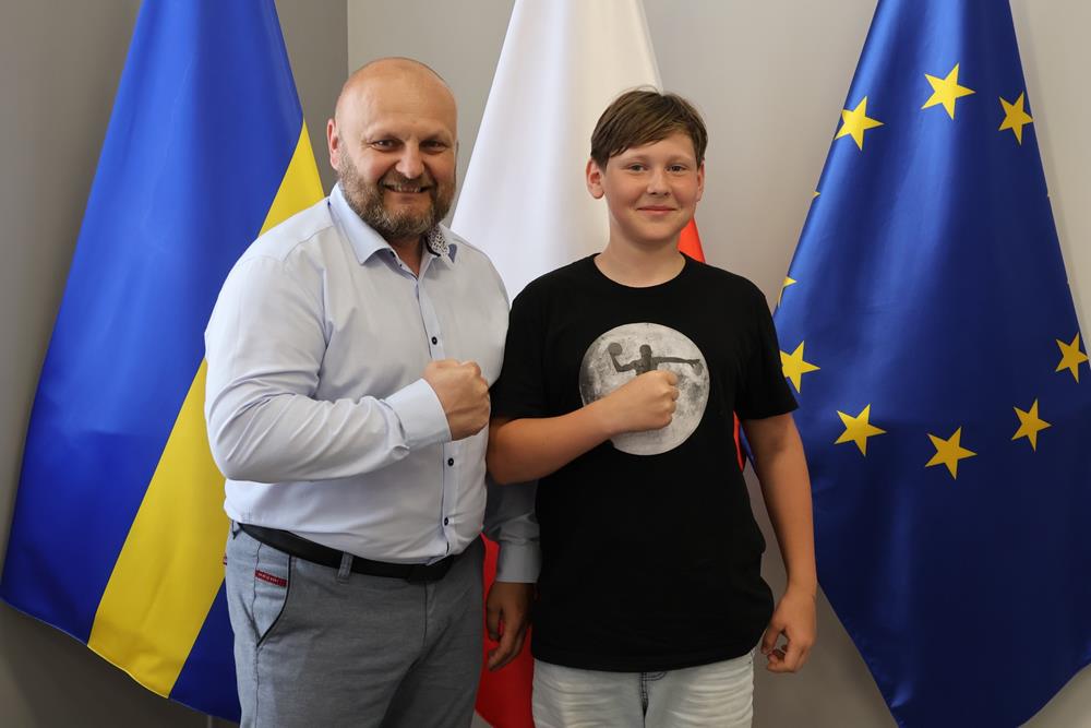 Wizyta uczniów SP nr 2 w Urzędzie Miasta / fot. UM Orzesze