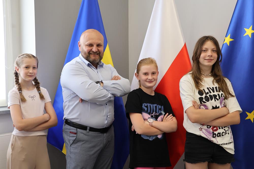 Wizyta uczniów SP nr 2 w Urzędzie Miasta / fot. UM Orzesze