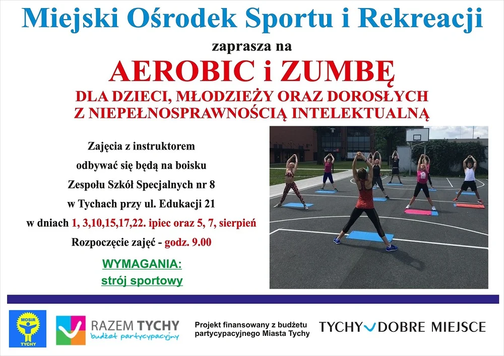 Aerobik i Zumba dla osób z niepełnosprawnością intelektualną – zapisz się już!