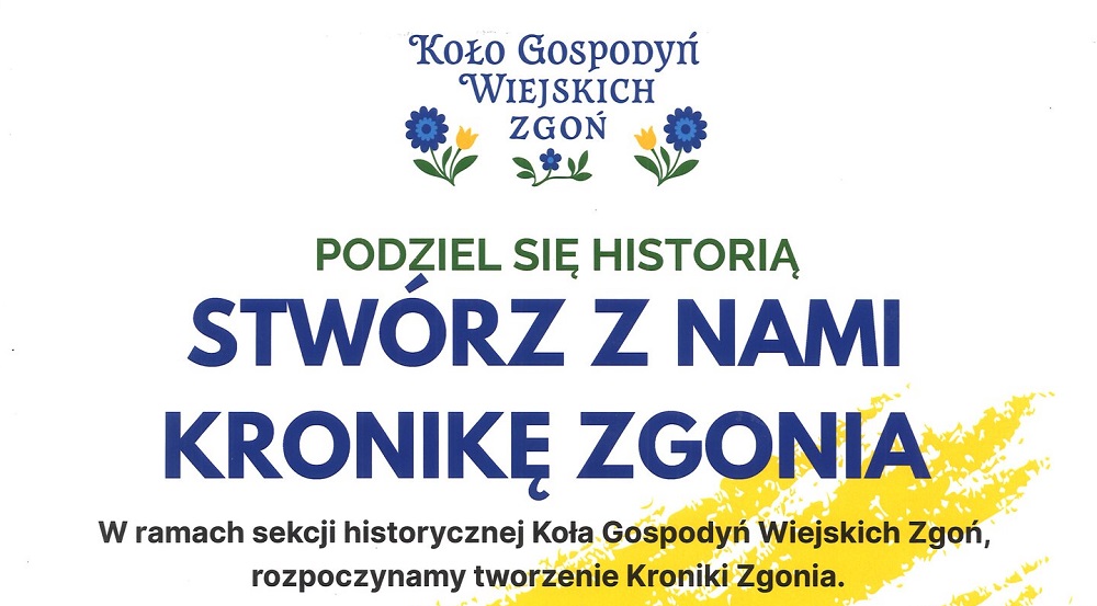 Pomóż stworzyć Kronikę Zgonia – spotkanie 26 lipca w Sołtysówce