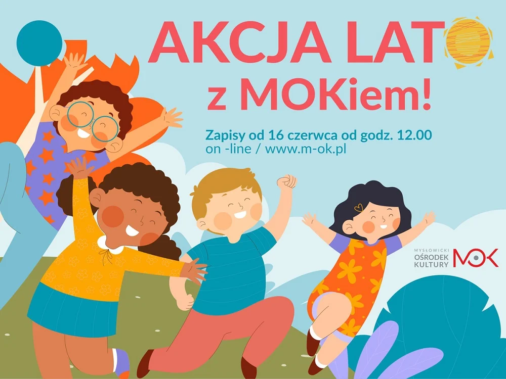 Wakacje pełne uśmiechu z Mysłowickim Ośrodkiem Kultury!