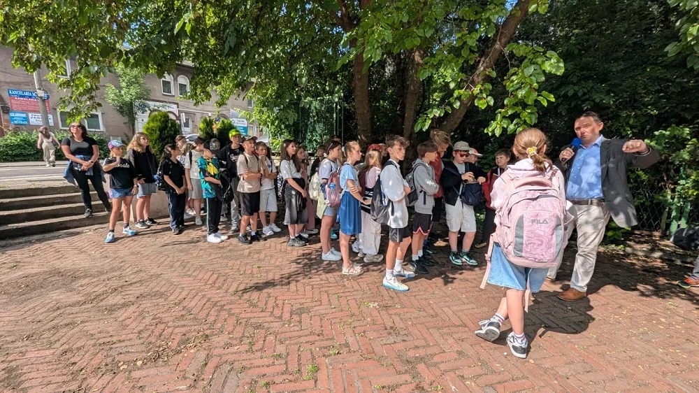 Lekcja w terenie – uczniowie odkrywali tajemnice Mysłowic