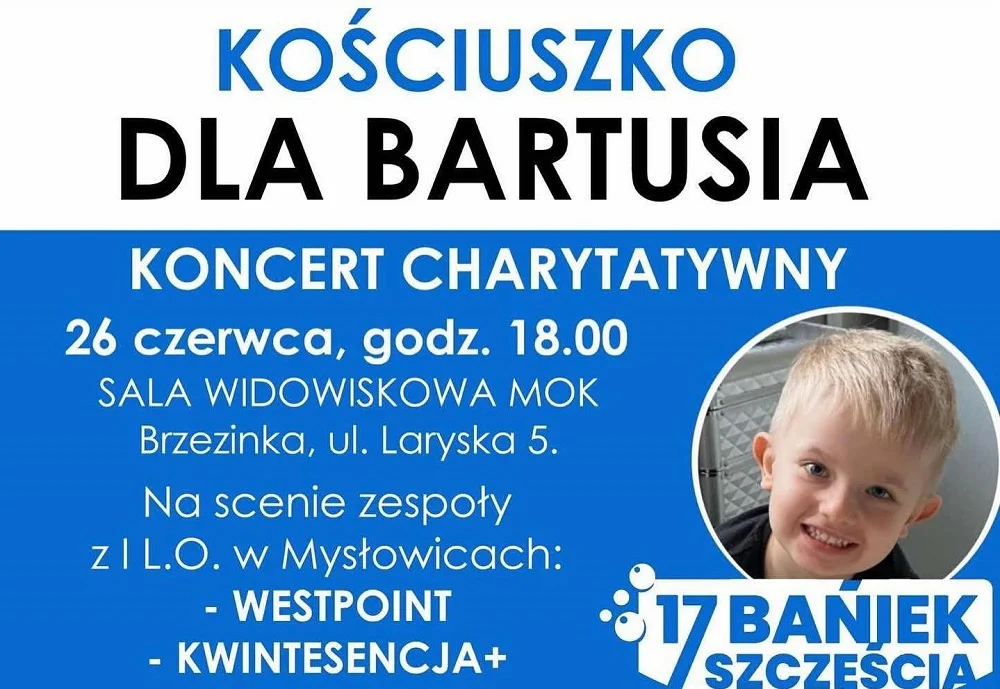 Charytatywny koncert uczniów I LO w MOK Brzezinka