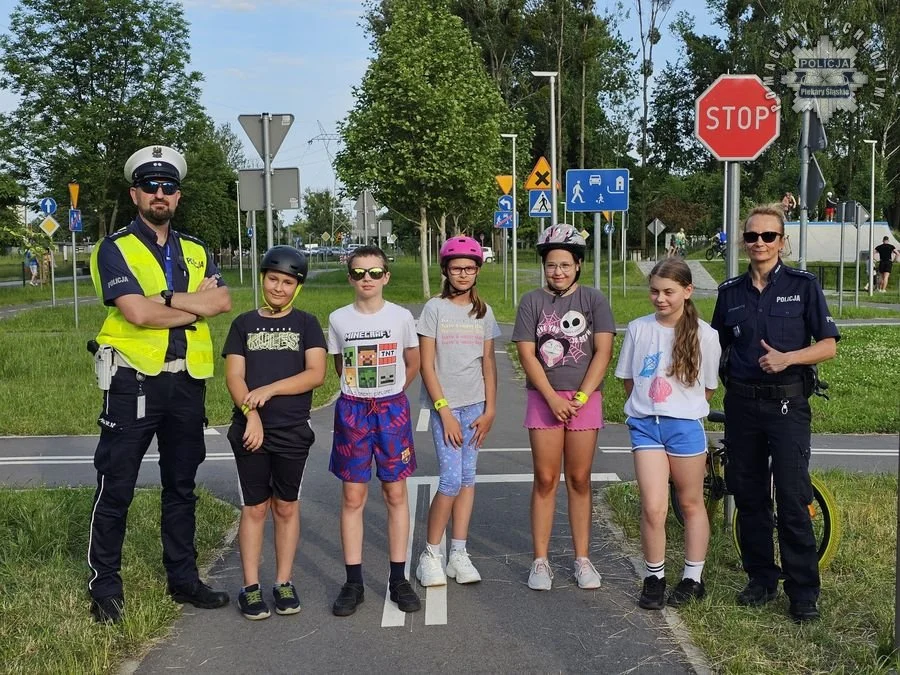 Egzamin na kartę rowerową w Piekarach Śląskich