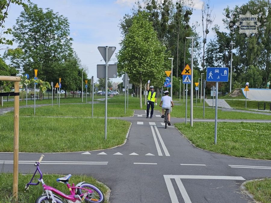 Egzamin na kartę rowerową w Piekarach Śląskich