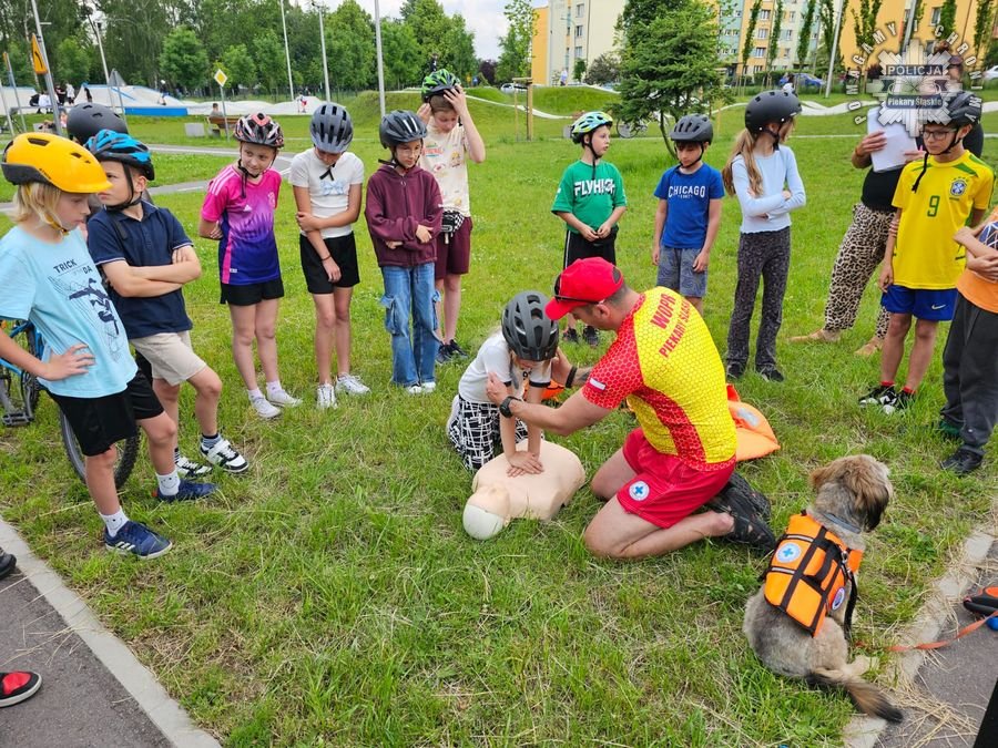 Egzamin na kartę rowerową w Piekarach Śląskich