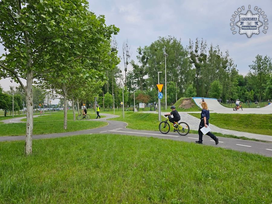 Egzamin na kartę rowerową w Piekarach Śląskich