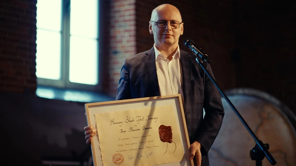 Marcin Baron uhonorowany za działania na rzecz kultury i tożsamości Śląska