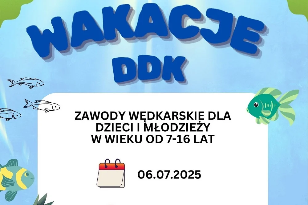 Zawody wędkarskie dla dzieci i młodzieży nad Stawem Łąka