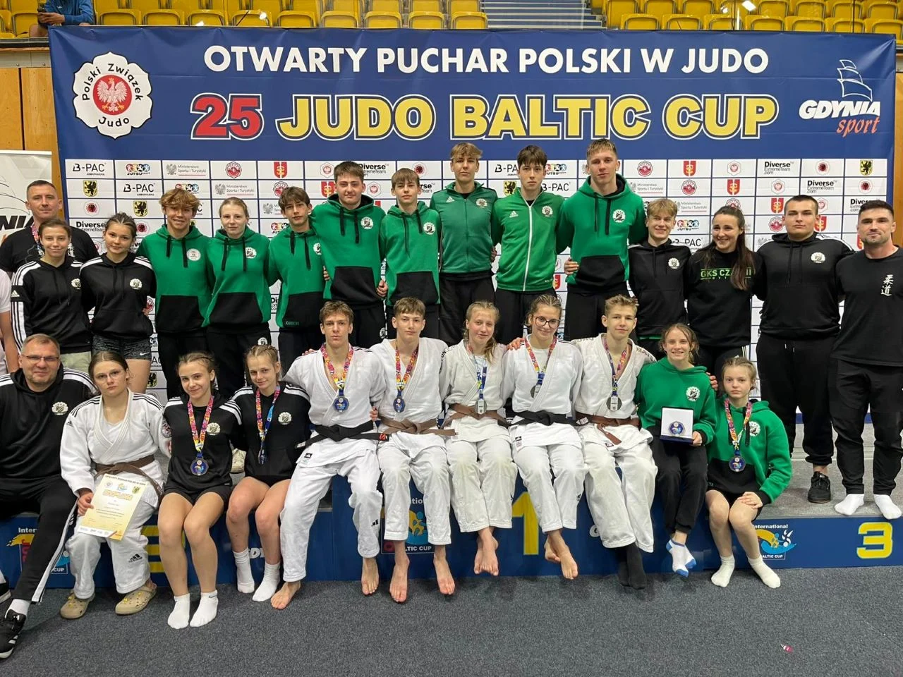 15 medali dżudoków i dżudoczek Czarnych Bytom w Baltic Cup 2025