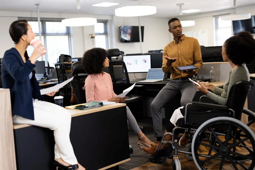 Integracja zawodowa osób z różnymi niepełnosprawnościami w pracy