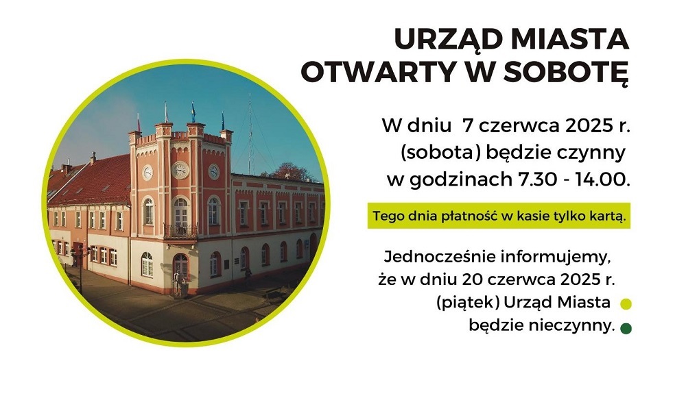Zmiany w godzinach pracy Urzędu Miasta Mikołów – 7 i 20 czerwca 2025