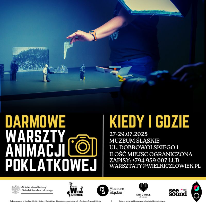 Animacja poklatkowa, rusza cykl warsztatów See the Sound 2025