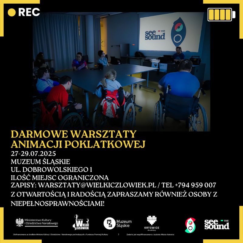 Animacja poklatkowa, rusza cykl warsztatów See the Sound 2025