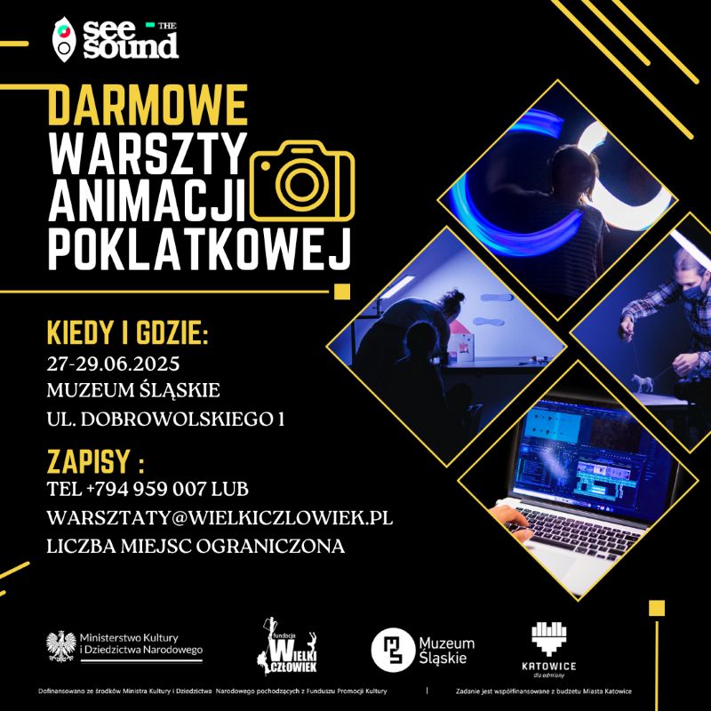 Animacja poklatkowa, rusza cykl warsztatów See the Sound 2025