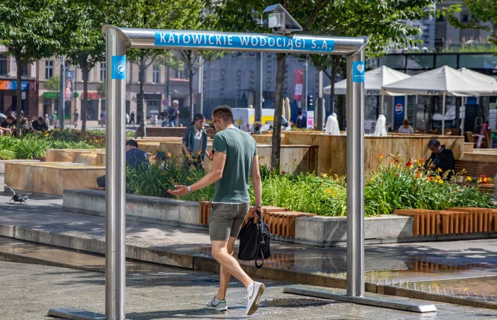 Katowice gotowe na upały – kurtyny wodne wracają!