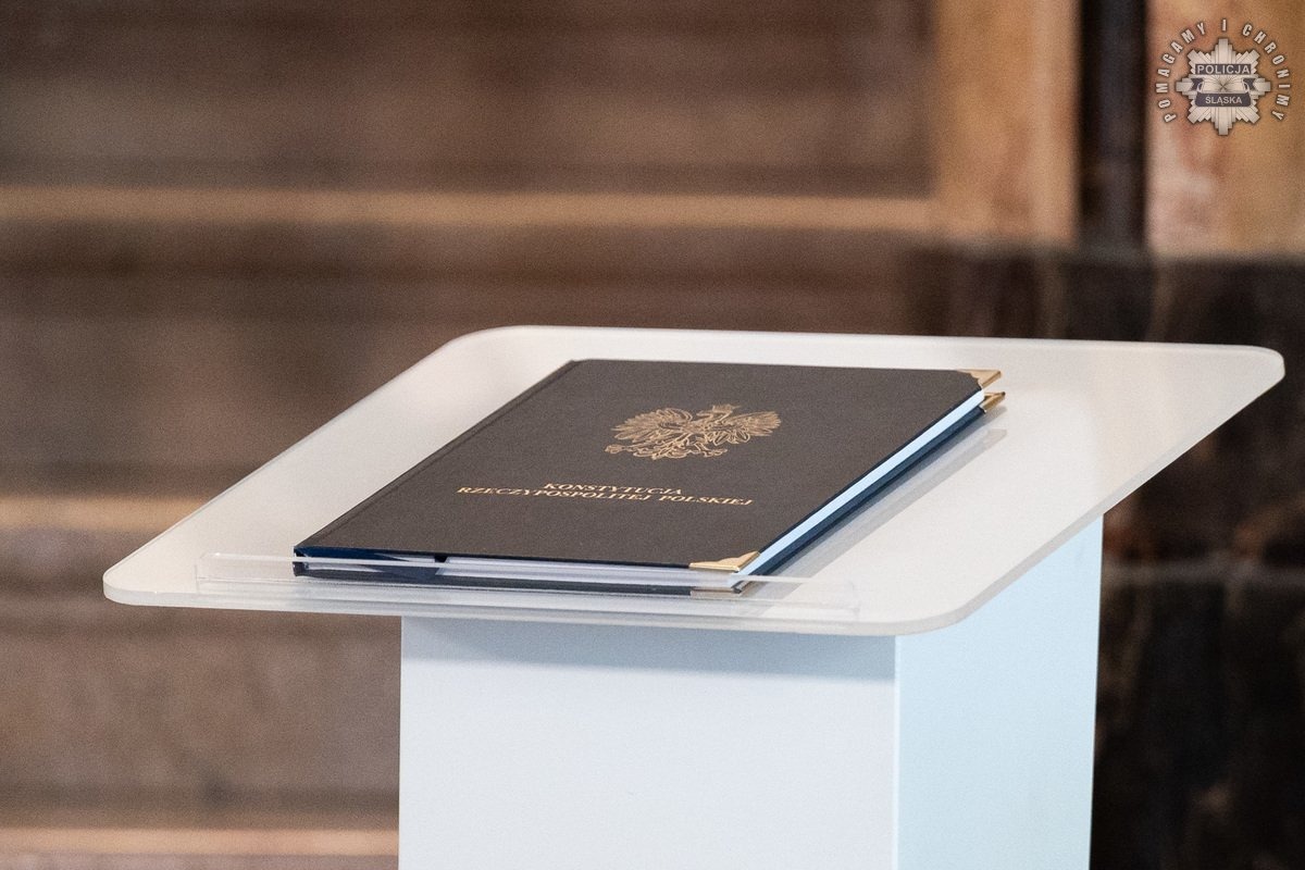 Ślubowanie nowych policjantów w Katowicach. 39 kandydatów do służby! 1