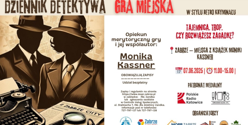 Rodzinna Gra Miejska „Dziennik Detektywa” już 7 czerwca!