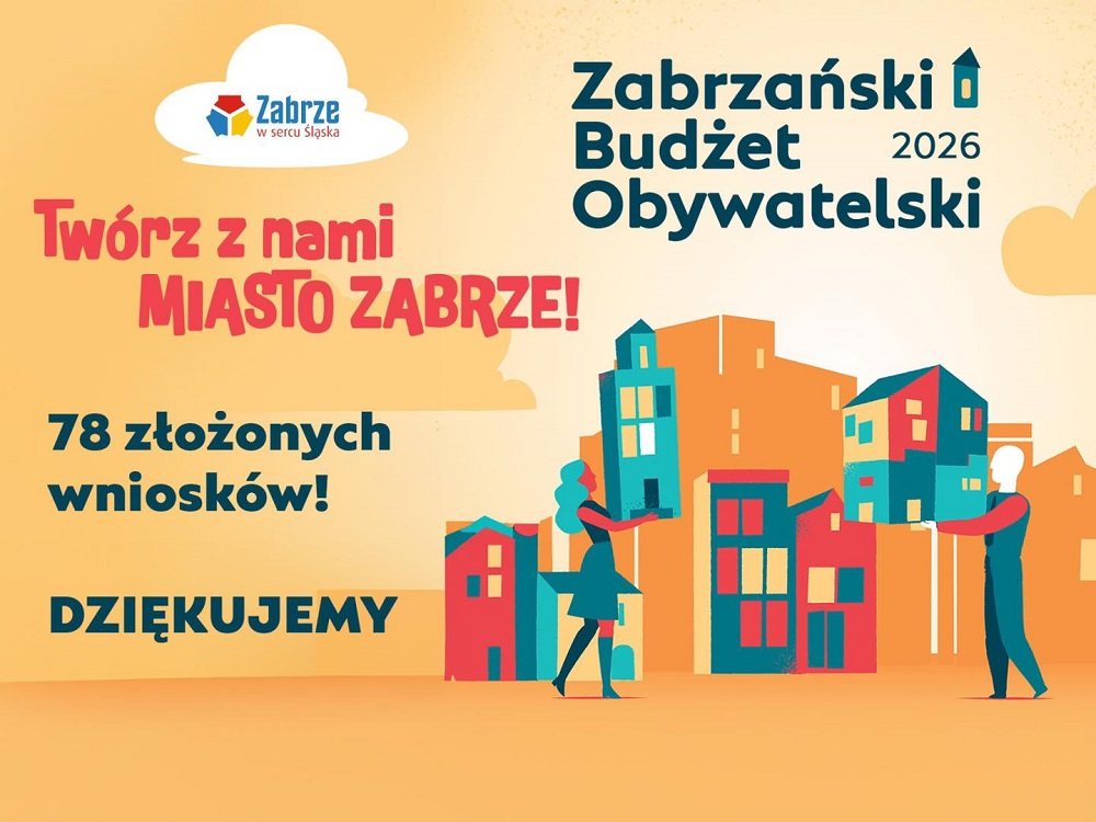 Zakończył się nabór wniosków do XII edycji Zabrzańskiego Budżetu Obywatelskiego