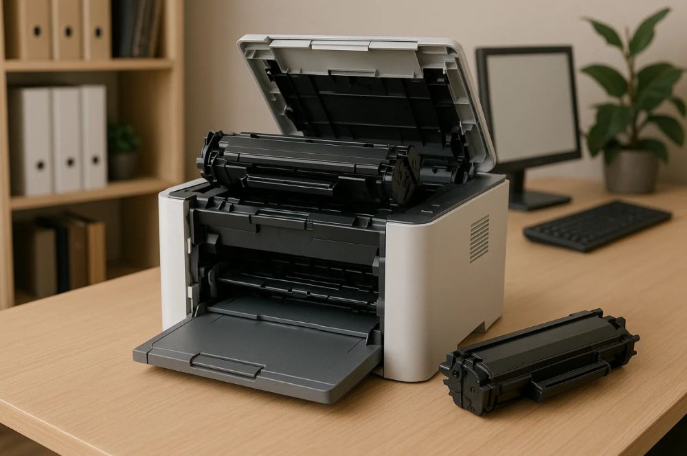 Czy wymiana tuszu lub tonera w drukarce jest prosta? Pomagamy!