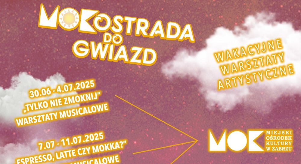 Lato pełne pasji. MOK Zabrze zaprasza na warsztaty artystyczne 2025