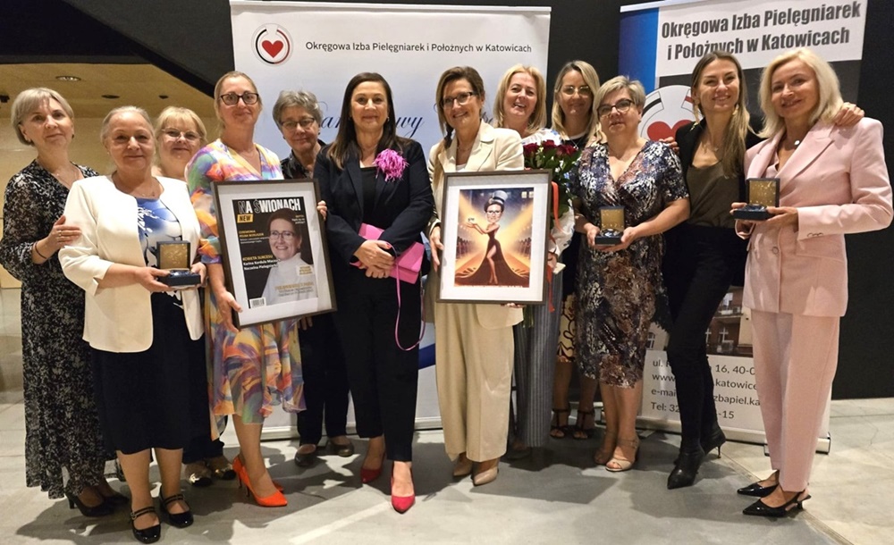 Diamentowy Czepek – wyróżnienia trafiły do pielęgniarek i położnych w Świętochłowicach