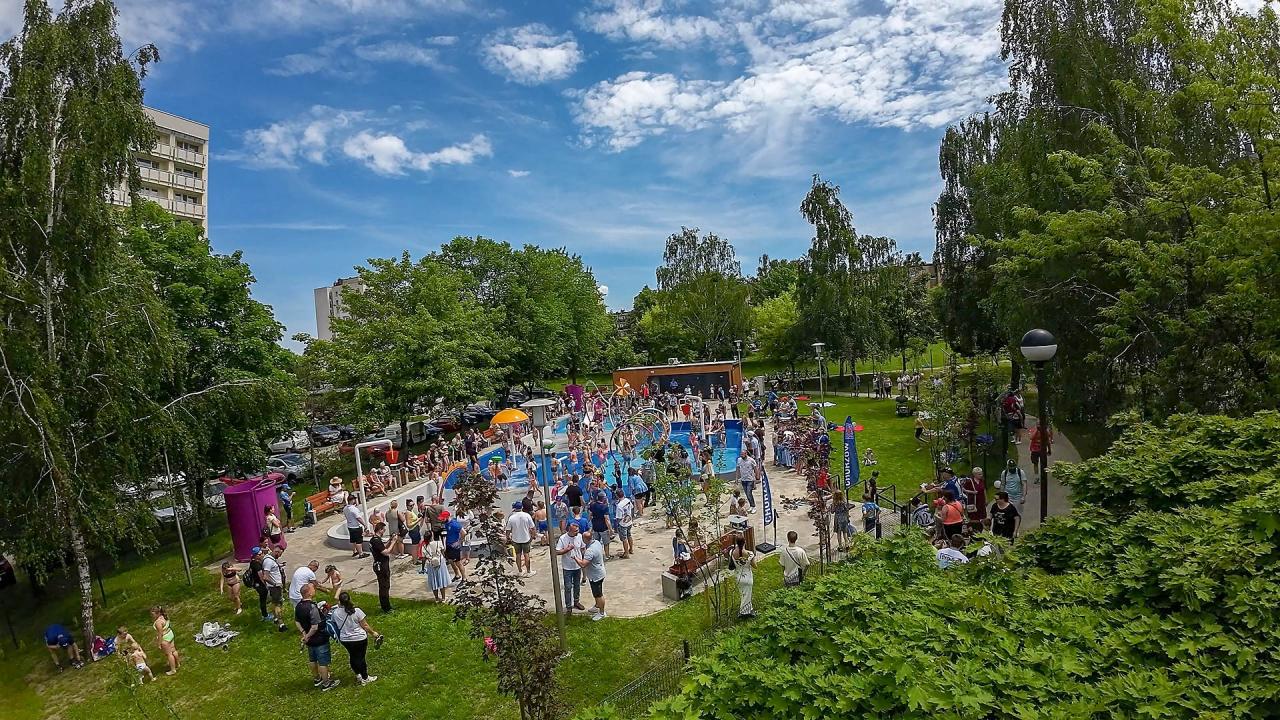 Otwarcie nowego wodnego placu zabaw 4