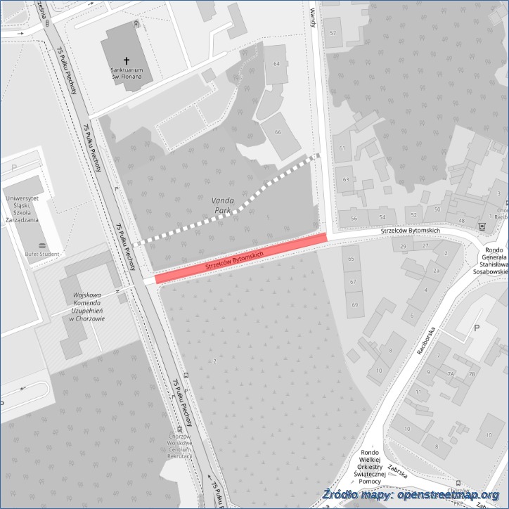 Uwaga kierowcy! Zmiany w organizacji ruchu na ul. Strzelców Bytomskich